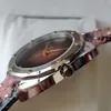 Orologio di design Orologio al quarzo da donna cassa in acciaio inossidabile oro 38mm movimento elettronico super quarzo cinturino colorato orologio super lusso di alta qualità