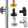 Andra kranar duschar ACCS Square Shower Head Rail Slider Holder Justerbar Riser Bracket Rack Round Slide stångduschstång Vägg monterad 231102