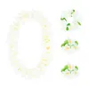 Decorative Flowers 4Pc/Set Hawaii Party Leis Flower Wreath Garland Bracelet Necklace Hawai Beach Wedding Birthday Supplies Decoration