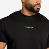 T-shirts pour hommes T-shirt en coton Fitness pour hommes d'été Fitness pour hommes Fitness pour hommes chemise respirante pour hommes mode haut moulant T-shirt noir pour hommes 230403