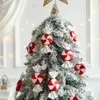 Decorações de Natal 9 pcs Pirulito Candy Cane Pendurado Pingente Xmas Tree Ball Enfeites para Home Navidad Decor 2024 Ano Presente 231102