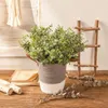 Decorative Flowers 5pcs/set Wedding Money Leaf Eucalyptus Bunch Artificial Home Decoration Cross-border INS