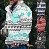 Men's Hoodies Vintage Graphic Outerwear Fleece Winter Warm Jacket Coat Windbreak Ski Loose Fit Workout Homme Leisure Sudaderas