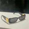 Retro B Поляризованные солнцезащитные очки солнцезащитные очки Мужские подушки UV Lunettes Золотые защитные буквы Soleil очки для конца PJ025 F235HSF