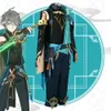 Genshin Impact Alhaitham Xumizhao Guocao Shenguo estilo juego animación disfraz cosplay peluca masculina cosplay