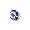 925 Silver Fit Pandora Original Charms Diy Подвеска для женщин браслеты розовый кулон Pansy Baikal Baikal