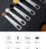 Measuring Tools 6PcsSet Stainless Steel Spoon Baking Kitchen Supplies 230331