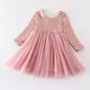 Girl's Dresses Girlymax Spring Baby Girls Milk Silk Lavender Velvet Tutu Skirt Sequins Solid Color Twirl Dress Knee Length Kids Clothing 230403