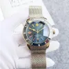 U1 TOP AAA Bretylizowanie luksusowa marka Super Ocean Marine Heritage 57 Watch Dwa ton data kalibru B01 Automatyczny ruch mechaniczny 1884 zegarek CMNX Men Wristwatches