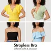 Bra's Smooth Seamless Invisible Strapless Bra Minimizer Full Coverage Underwire Bandeau Plus Size Bras For Big Busted Women 231102