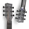 Enya Nova Go Acoustic Guitar Carbon Fiber One Body 35 Inches Guitarras Travel med nybörjare Kit inkluderar Gig Bag and Strap