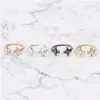 Desginer Viviene Westwoods Vivienne impératrice douairière West Vivienne Double diamant bague ouverte Simple Punk classique correspondant