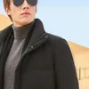 Abrigos de invierno cálidos de plumón para hombre Chaqueta de carga informal Outwear Parka A prueba de viento Espesar con capucha larga