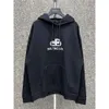 Paris hommes Balencaiiga Lock sweats à capuche édition ample sweat à capuche nouveau pull bouton imprimé b famille femme haute R6l8