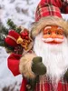 Décorations de Noël Big Santa Claus Poupées Pendentifs de Noël 2023 Joyeux Arbre Décor pour la maison Enfants Naviidad présente Noel Cadeaux Natal 231102