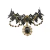 Collier ras du cou pour Halloween, bijoux Punk, chaîne de clavicule, personnalisé, à la mode, Sexy, accessoires pour boîte de nuit