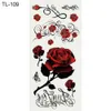 Tatouages temporaires Fashion papillon dragon fleur art art temporaire faux tatouage autocollant autocollant z0403