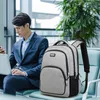 Schooltassen Grote capaciteit Herenrugzak Laptop 15.6 Oxford Gray Solid High School Bag Junior College Student Backpack Multifunctionele rugzak 230403