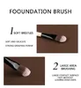 Foundation Makeup Brush - Kompetensalt original träryntetisk professionell flytande krämblandning Kosmetisk borstepacket