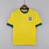 Maillots de football rétro du Brésil PELE 1957 1970 1978 1985 1988 1992 1994 1998 2000 2002 2004 2006 2010 2012 Maillots de football du Brésil RONALDINHO T 57 70 85 88 92 94 98 00 02 04 10 12