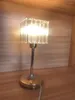 Masa lambaları Kristal Yatak Odası lambası Post Modern Siyah Altın Masa Işık Gece Oturma Odası Çalışma Başucu Dekorasyon Aydınlatma
