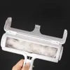 Rouleau de poils d'animaux auto-nettoyant rouleau adhésif anti-peluches rouleau de dépoussiérage brosse pour épilateur pour animaux de compagnie