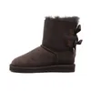 Femmes hiver Tasman pantoufles Ultra Mini bottes Tazz sur les bottines au genou plate-forme classique femmes hommes châtaigne sable noir moutarde cheville daim garder au chaud botte de neige