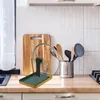 Dinnerware Sets Cooking Ladle Holder Kitchen Gadget Chopping Boards Cutting Spoon Stand Pot Lid Household Organizer