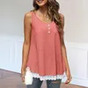 Women's Blouses Pullover Blouse Skin-touching Lady Vest Lace Patchwork Aesthetically Beautiful Big Hem Women Dress Up