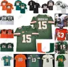 Miami Hurricanes voetbalshirt College Ladson Jr. Walden II Garcia Reed Perry King Knighton Kinchens Wayne Irvin Dorsett Kelly Thomas Rousseau3349436