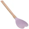 Spoons Silicone Heart Shaped Spoon Cook Supply Cocktail Mixing Tool Wood Convenient Soup Cooking Home Tools