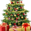 クリスマスデコレーション9ピース昇華ボール装飾品のための粉砕装飾樹木ウェディングパーティーの装飾16インチ231102