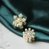 Hair Clips For Women Fashionable Pearl Geometric Pin Elegant Exquisite Light Luxury Accessories Jewelry Wholesale