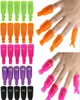 Moda 10 pezzi Set plastica Nail Art Soak Off Cap Clip UV Gel Polish Remover Wrap Tool2294271