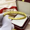 Clash de Bracelet Gold Bangle Дизайнерские украшения для женщин мужчины 18 тыс.