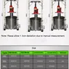 12l comercial mão suco de frutas imprensa fria máquina suco 304 jack aço inoxidável manual espremedor polpa uva