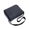 Korean Style Men's Shoulder Bag Fashion Plaid Multi-Functional Messenger Bag Casual Messenger Bag