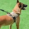 Hundhalsar Leases Harness Stor träning Taktisk bröstkorg tillbaka K9 Pet Vest Type Reflective Rope Explosion-Proof Okinawa 230403