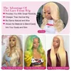 Blonde 613 13x6 HD Lace Frontal Wigs Body Wave Human Hair 13x4 Front For Women 4x4 Closure