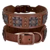 Colliers de chien laisse le luxe véritable col en cuir pour big s large réel moyen grand s pitbull allemand berger 230403