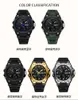 New dual display waterproof electronic watch outdoor sports timing multifunctional quartz electronic watch