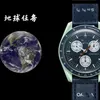 Bioceramic Planet Moon Mens الساعات كاملة الوظيفة Quarz Hate Mission to Mercury Nylon Luxury Watch Limited Edition Master Wristwatches Myd9