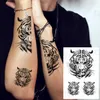 Temporäre Tattoos DIY Kompass Schiffsanker Temporäre Tattoos für Männer Erwachsene gefälschte Löwe Tiger Drache Astronaut Tattoo Aufkleber einzigartige wasserdichte Tatoos Z0403