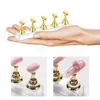 Nagelövning Display Magnetic Holder Stand Manicure Gel Polish som visar hyllkonst Adhisive Lim Clay Sticky Tool 231102