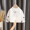 Kids Shirts Girls' Shirts Children's Dolls Autumn Dress Long Sleeve Top Baby Clothing School Uniform Students 1-3Y 230403