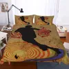 Bedding Sets Bedclothes Printed Fashion Trends Duvet Cover With Pillowcase Men's Bedcover Luxury Reactive Printing Modern Quilt