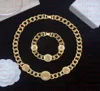 Modedesigner halsband v pendelle banshee huvud 18k guld pläterade armband örhängen ringar födelsedag festliga engagemang gåvor v127964419