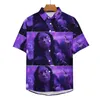 Męskie koszule Rue Euphoria Beach Shirt Dramat Charakter Hawaii Male Streetwear Bluzki Krótkie rękawie