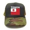 Ball Caps Tonga Trucker Cap Summer Men Cool Country Flag Hat Baseball Unisex Outdoor Mesh Net