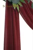 Sheer Curtains 6-10 Meters Wedding Arch Drape Chiffon Fabric Draping Curtain Drapery Party Supplies Ceremony Reception Hanging Decoration 230403